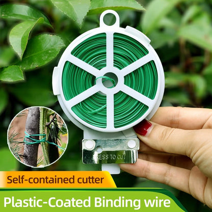 Garten Draht Twist-Band – 50m Rolle für Pflanzen und Gartenarbeit