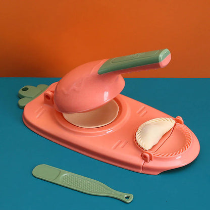 Knödel-Form mit Hebelmechanismus für schnelle und gleichmäßige Teigtaschen