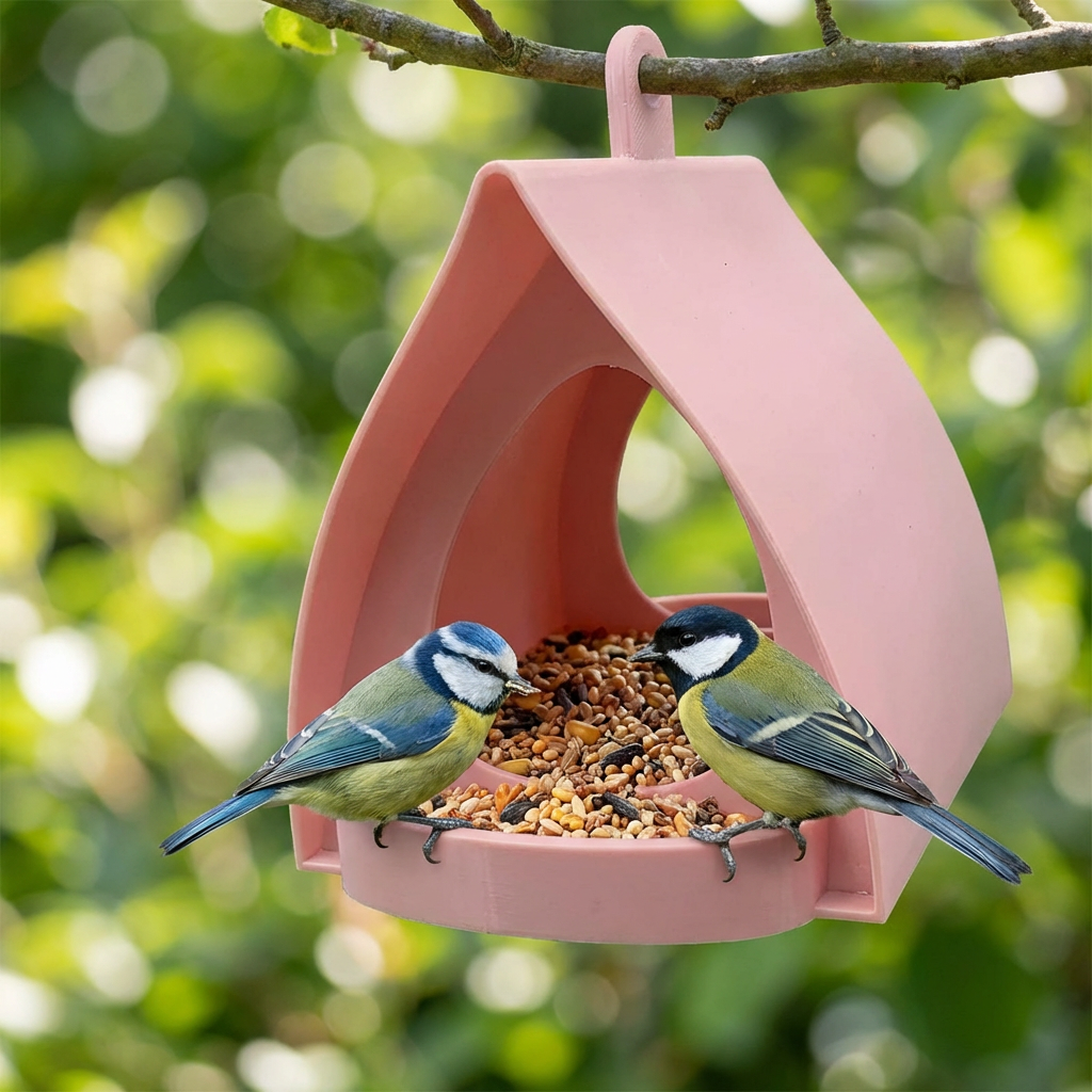 Hängendes Vogel-Futterhaus zum Aufhängen – Große Kapazität für Garten & Balkon