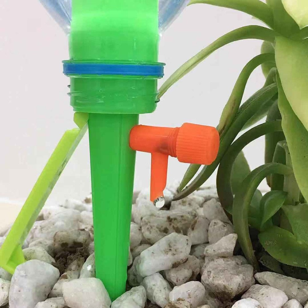 Automatischer Bewässerungspickel für Pflanzen – Mit Flaschenadapter