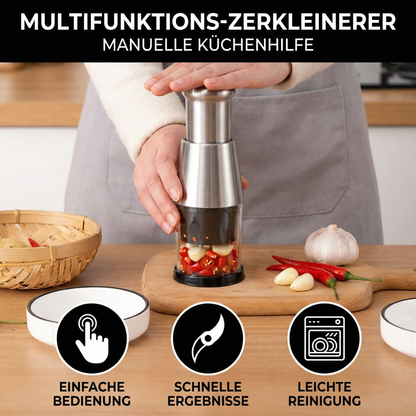Multifunktions-Zerkleinerer - Manuelle Küchenhilfe für vielseitige Anwendungen
