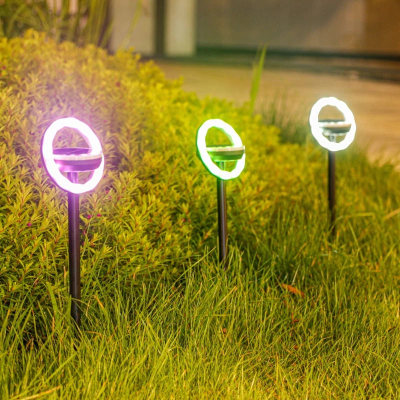 Solar Gartenleuchten mit Farbwechsel – LED Bodenspots für Außenbereich und Garten