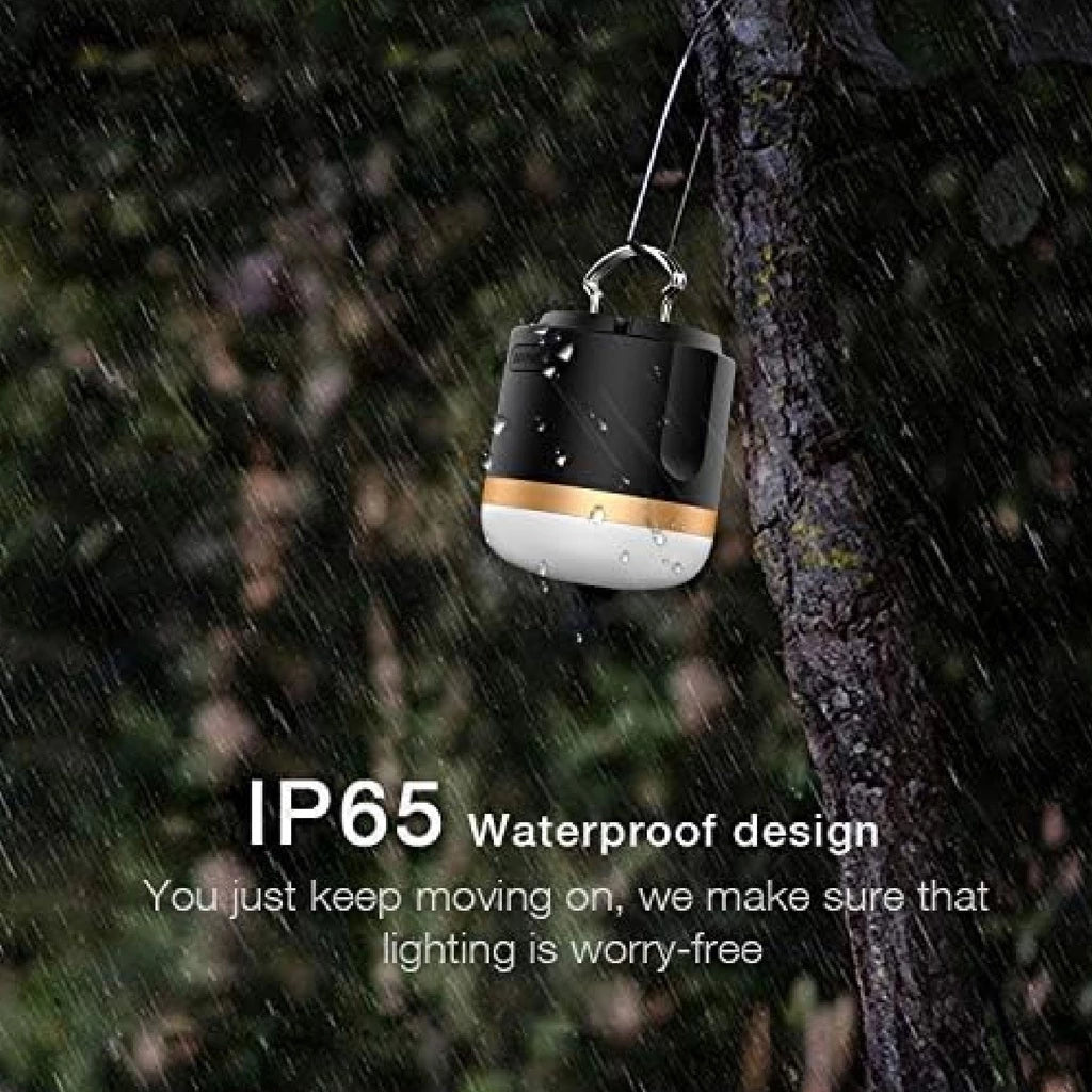 Tragbare LED Campinglampe mit Powerbank – Wiederaufladbar, USB-Anschluss, für Outdoor & Notfälle