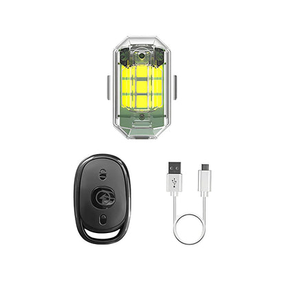 Kabelloses LED-Motorrad-Rücklicht – Wiederaufladbare Fernbedienung für Brems- und Warnleuchte
