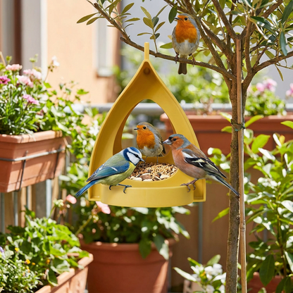 Hängendes Vogel-Futterhaus zum Aufhängen – Große Kapazität für Garten & Balkon